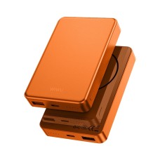 Повербанк портативний акумулятор Power Bank Wiwu P15-1 Magnetic MagSafe магнітний 10000 mAh Orange